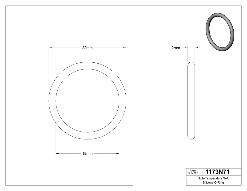 Technical drawing - 1173N71